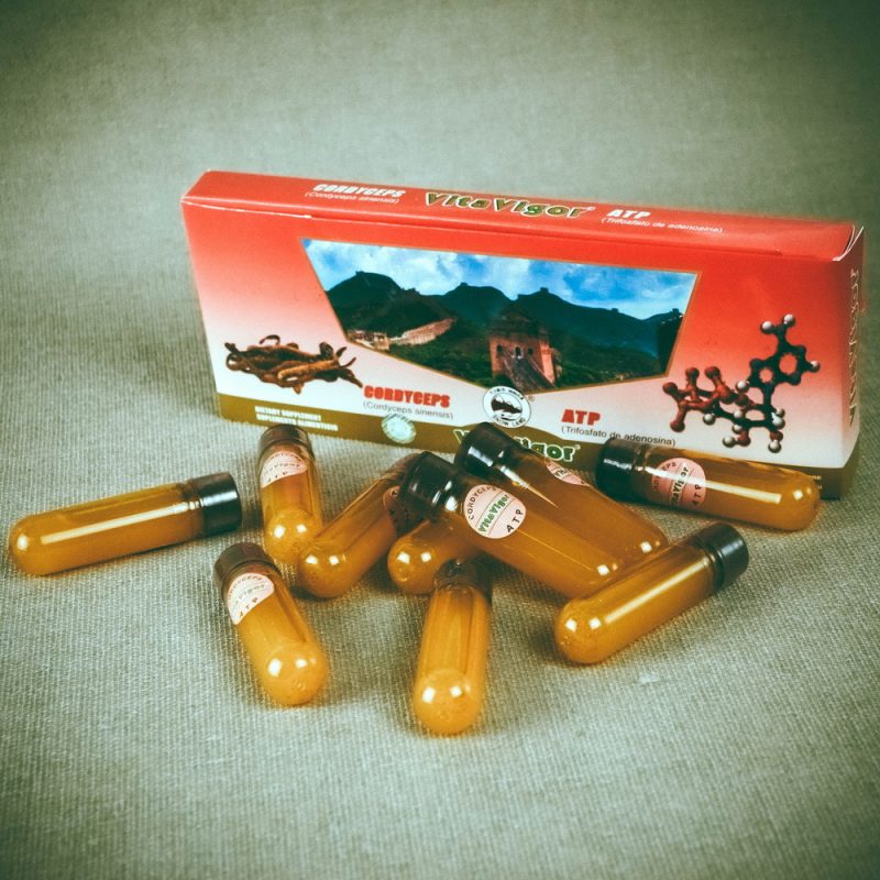 AMPOLLETAS CORDYCEPS con ATP