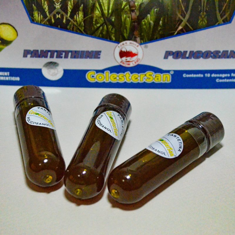 Ampolletas bebibles de POLICOSANOL con PANTETINA