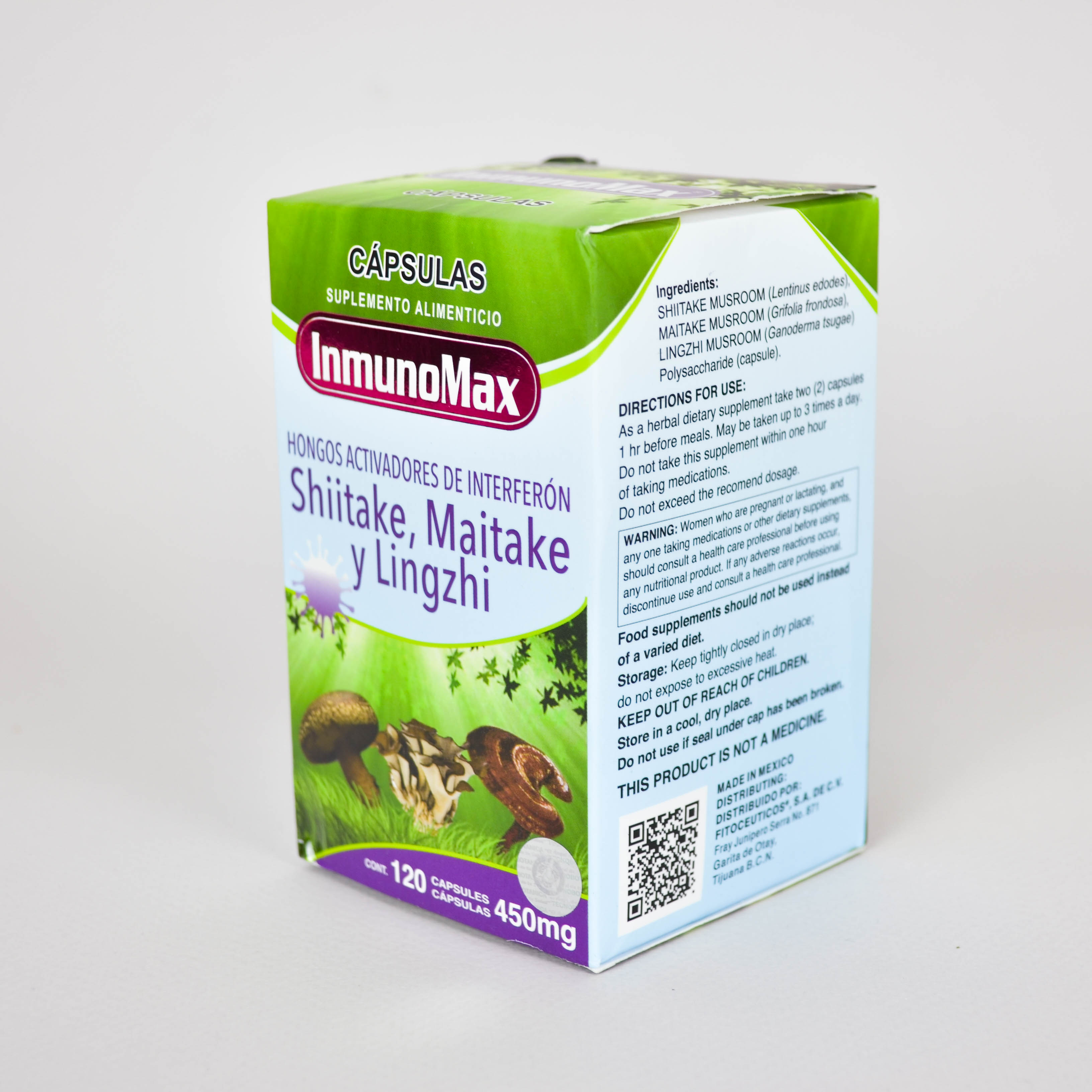 CÁPSULAS HONGO SHIITAKE, MAITAKE Y LINGZHI Boticate