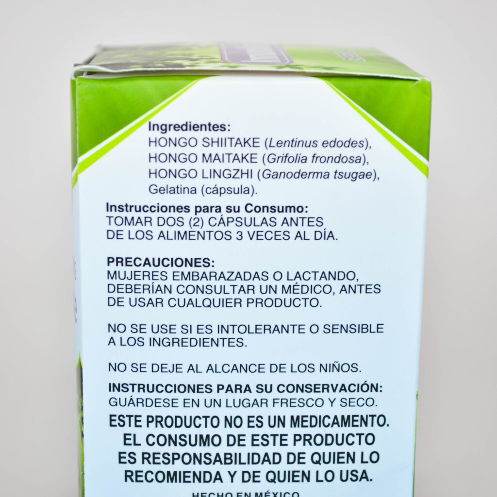 HONGO SHIITAKE, MAITAKE Y LINGZHI Boticate