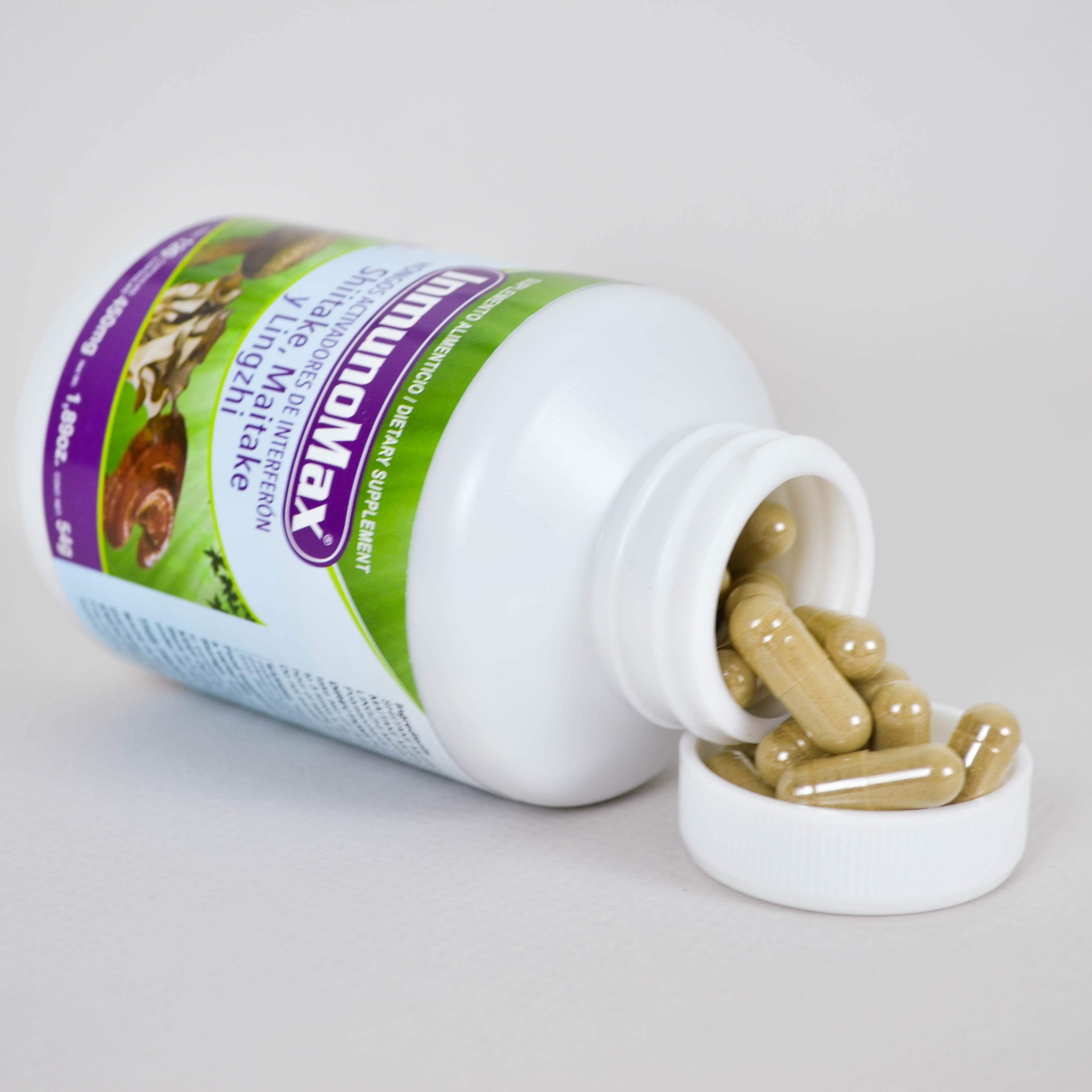 CÁPSULAS HONGO SHIITAKE, MAITAKE Y LINGZHI Boticate