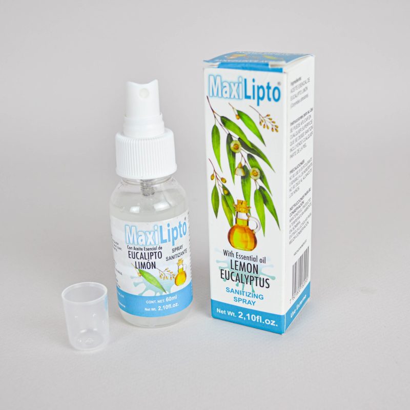 Spray sanitizante eucalipto limón aceite esencial